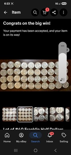 Ben franklin  half dollars (40 Total)