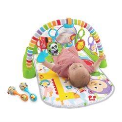 Fisher-Price Deluxe Kick & Play Piano Gym & Maracas