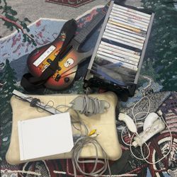 Wii system w 14 games and accessories