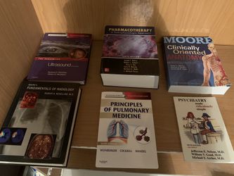 **6 Medical Books in great shape! Make a reasonable offer**