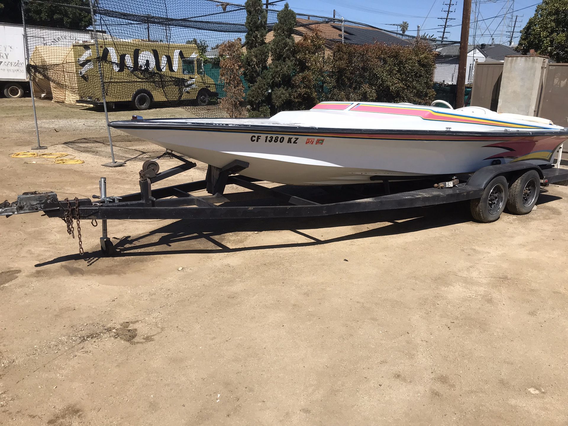 1973 Cheetah jet boat 21ft open to trades