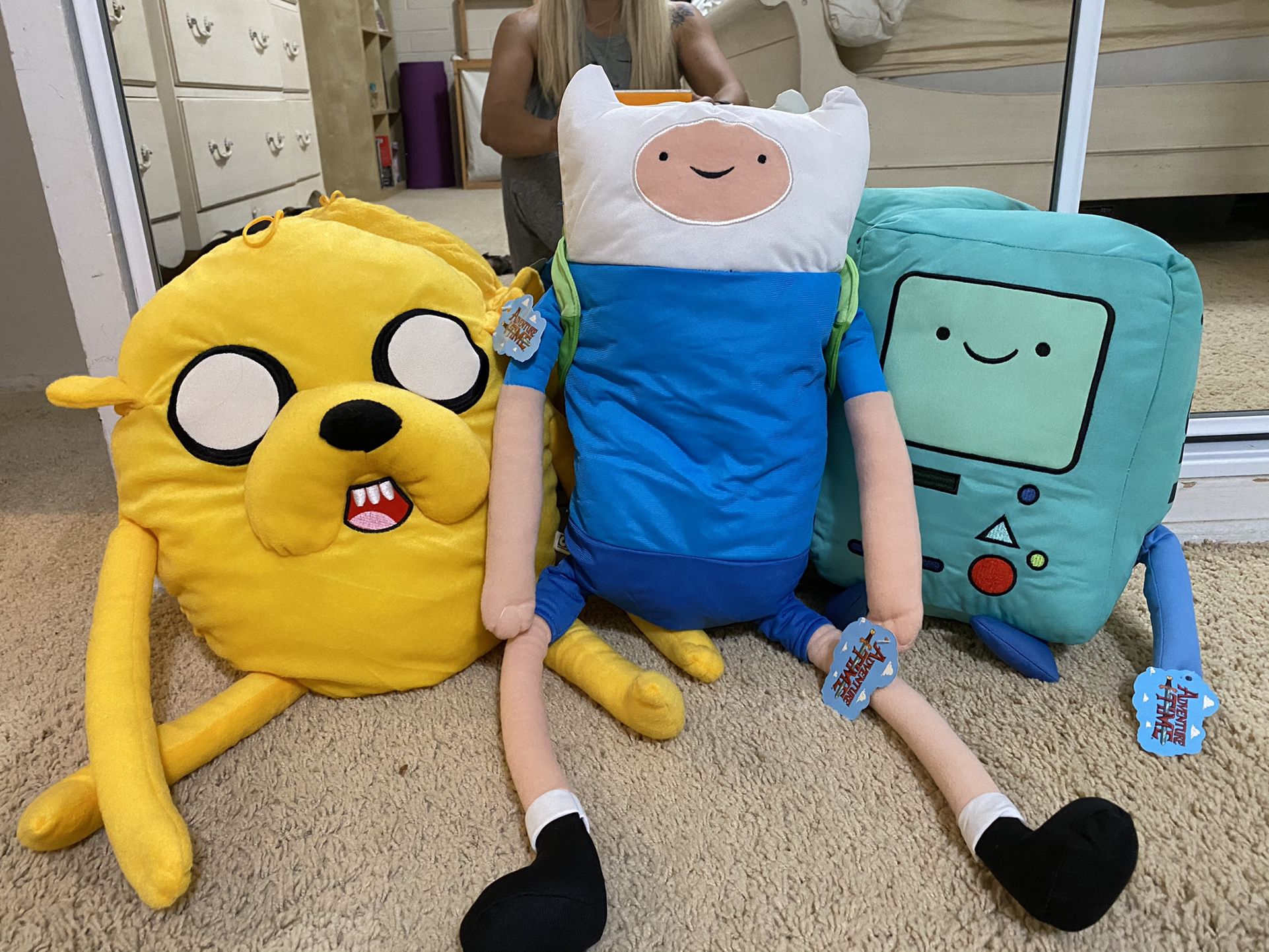 Adventure Time Finn, Jake, BMO Plushy