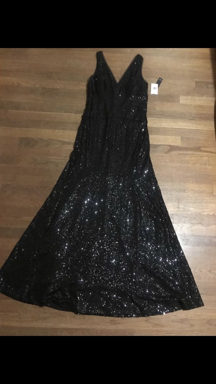 New Nicole Miller black sequin dress size: 4 & 10