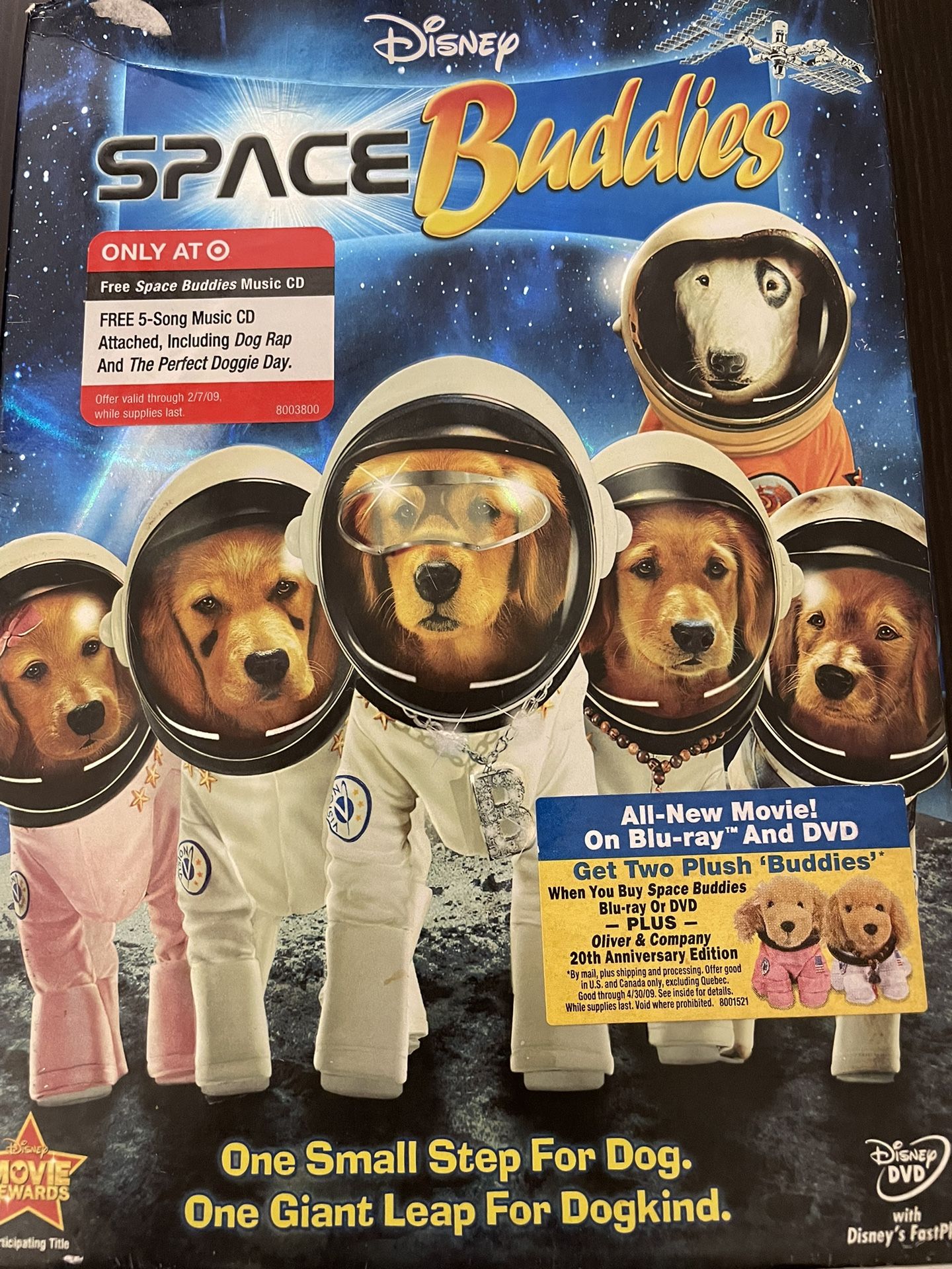 Disney’s SPACE BUDDIES (DVD-2009) INCLUDES BONUS CD