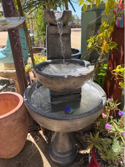 Concrete Water Fountain