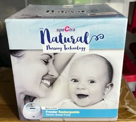 Spectra Baby USA S1 Plus Breast Pump Double/Single Light Electric Rechargeable Battery Blue SPS100