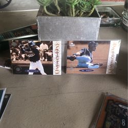 This is an upper deck 1995 one on one Michael Jordan baseball