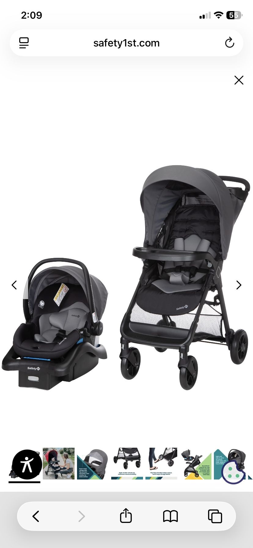 Safety 1st Smooth Ride Travel System