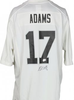 DAVANTE ADAMS SIGNED RAIDERS AUTHENTIC NIKE ON FIELD JERSEY BECKETT BAS