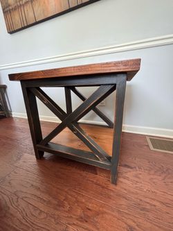 Custom Wooden End Tables