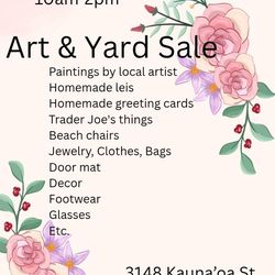 Art & Yard Sale