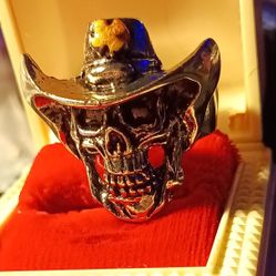 Cowboy Skull Ring