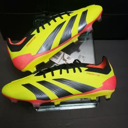 Men's Adidas Predator Elite FG Soccer Futbol Cleats IF5441 Sz 7.5.  Or 8.5 High End Boot