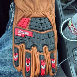 Awesome Cowhide Work Gloves (New) 