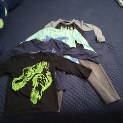 Boys Long Sleeve Tees Size 4