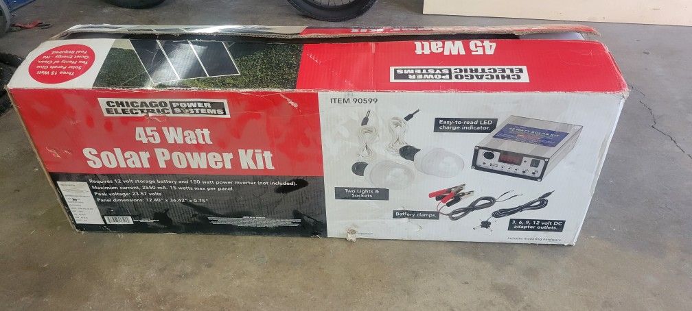 45 Watt Solar Power Kit