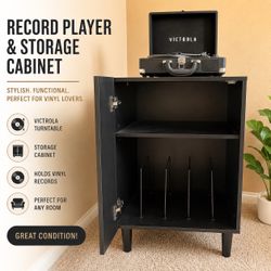 Storage Cabinet / Record Player Stand
