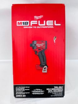 Milwaukee M18 FUEL 18V Brushless Cordless 1/4 in. Hex Impact Driver (Tool-Only)