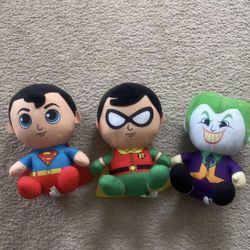 LIKE NEW Justice League plush characters