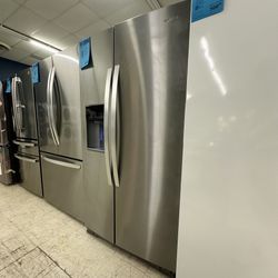 WHIRLPOOL 36” SIDE BY SIDE REFRIGERATOR‼️