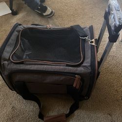 The Expandable Pet Carrier On Wheels