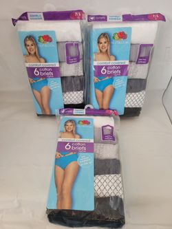 Womens briefs size: 7/L Fruit of the Loom bundle