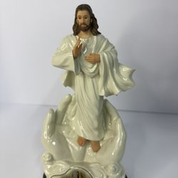 BRADFORD EXCHANGE GREG OLSEN WITH YOU ALWAYS JESUS CHRIST STATUE SCULPTURE