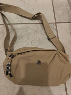 Fashion Brand Beige Nylon Crossbody Bag