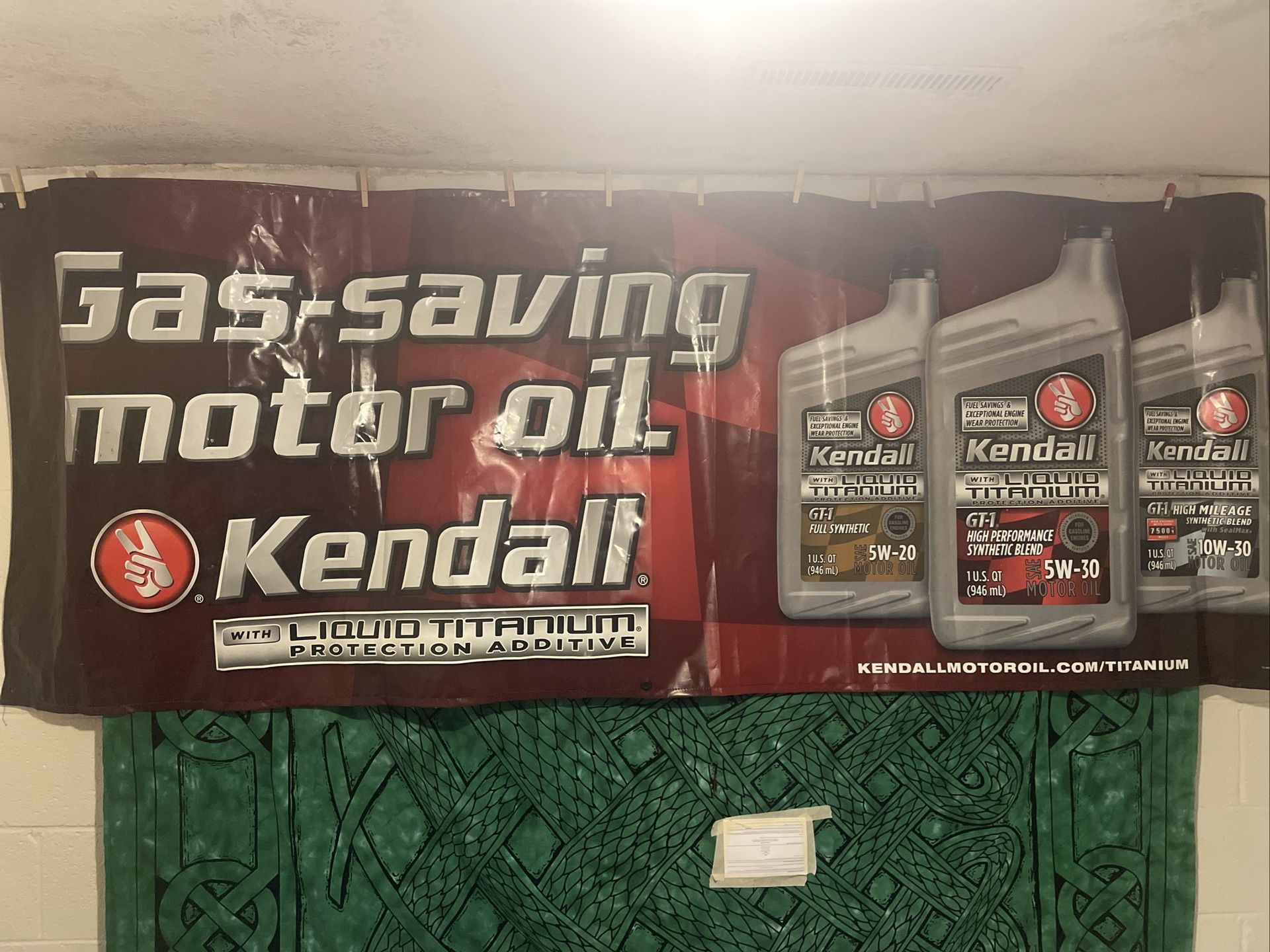 Kendall Motor Oil Sign