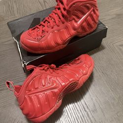 Nike Foamposite Pro Red October Size 9.5 DS First release. 