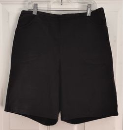 Denim & Co. Black Shorts (M)