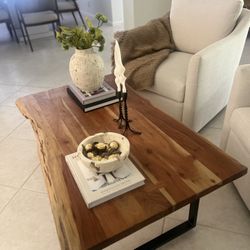 Lived edge Coffee table 