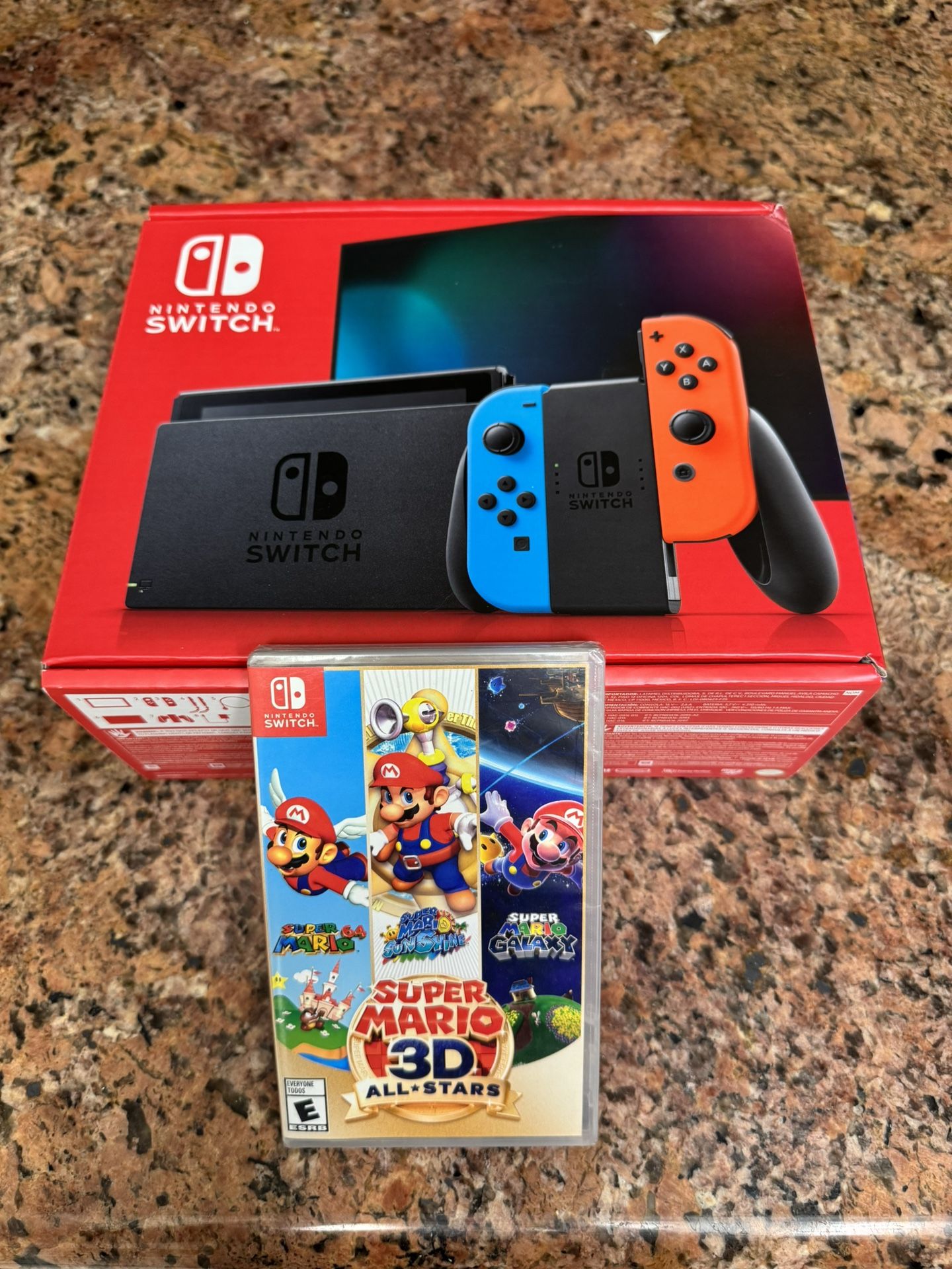 Brand New Nintendo Switch Console w/ Super Mario 3D All-Star
