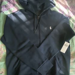 Navy Polo Hoodie 