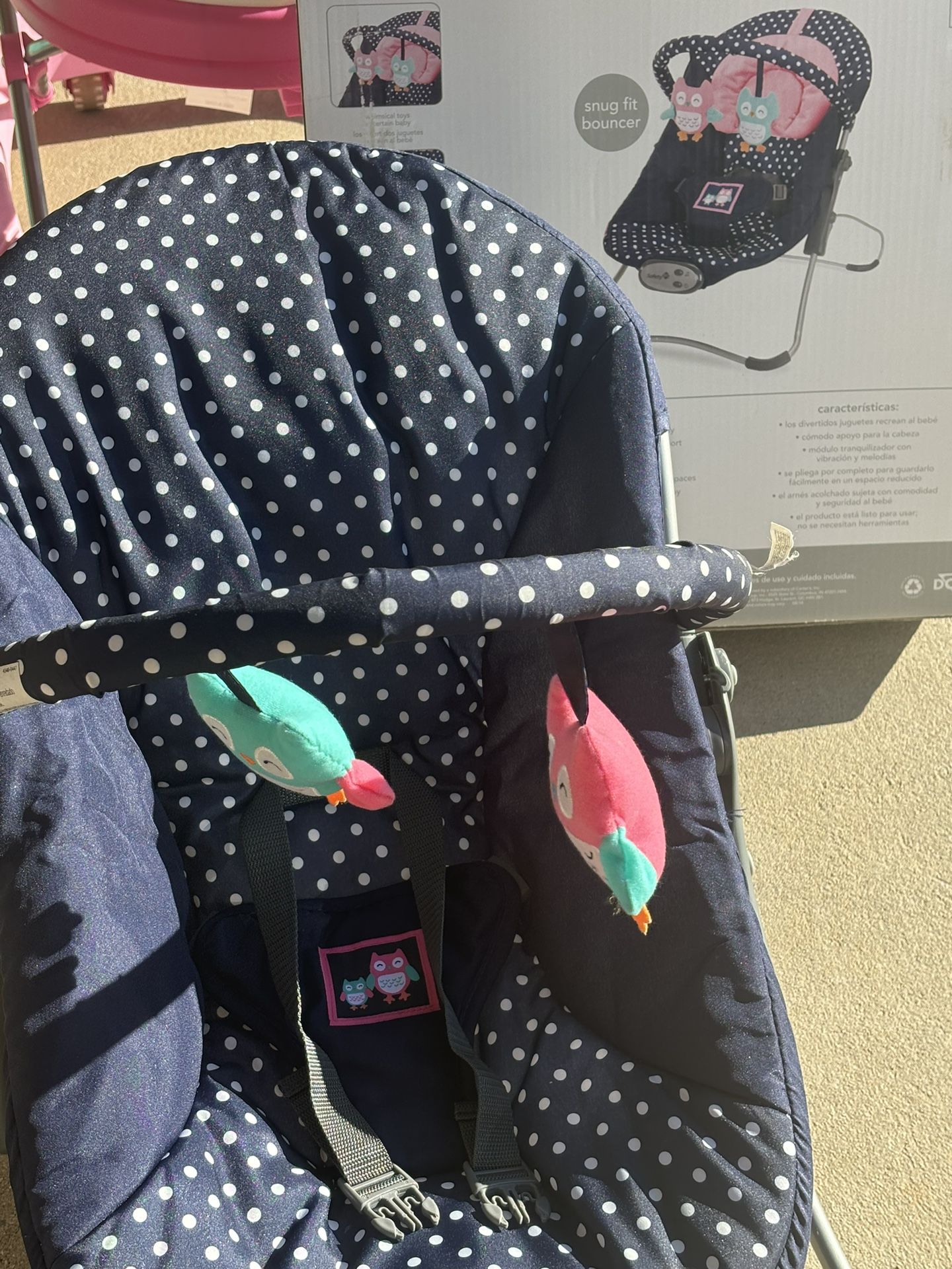 Girls Owl Bouncer With Music And Vibration