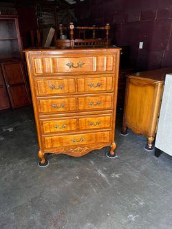 VINTAGE TALL DRESSER