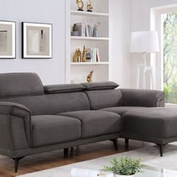 Brand New Dark Grey Modern Style Sectional Sofa