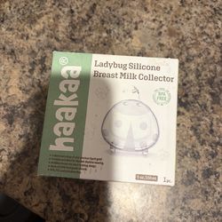 Lady bug silicone breast milk collector