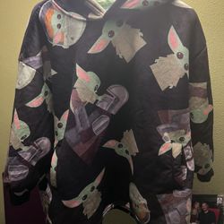 Baby Yoda plush oversized plush hoodie