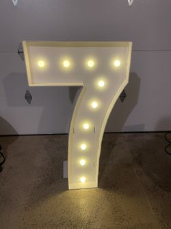 Marquee number “7”
