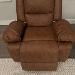Brown Powerlift Recliner Chair
