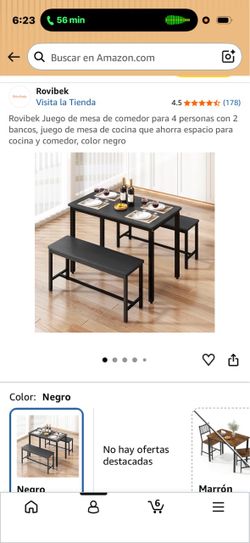 Juego de comedor de poco uso como nuevo