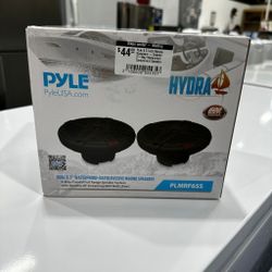 Pyle 6.5 Inch Marine Speakers – Coaxial 2-way Waterproof Component Speaker