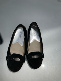 Michael Kors Black Suede Loafers – Size 7.5