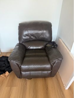 Used leather recliner