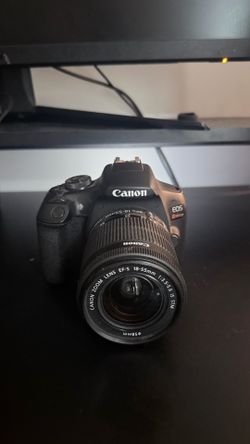 Canon EOS Rebel T7 DSLR 24.1MP Black w/ EF-S 18-55mm IS STM Lens