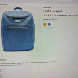 JuneShine Cooler Backpack