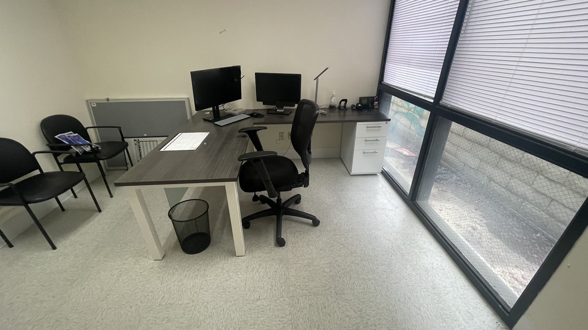 Office Desk With Cabinet