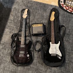 Guitar Starter Kit Full And 3/4 Size Set