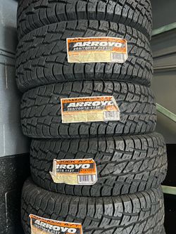 265-70-16 Arroyo tamarock set de 4 llantas nuevas instaladas y balanceadas